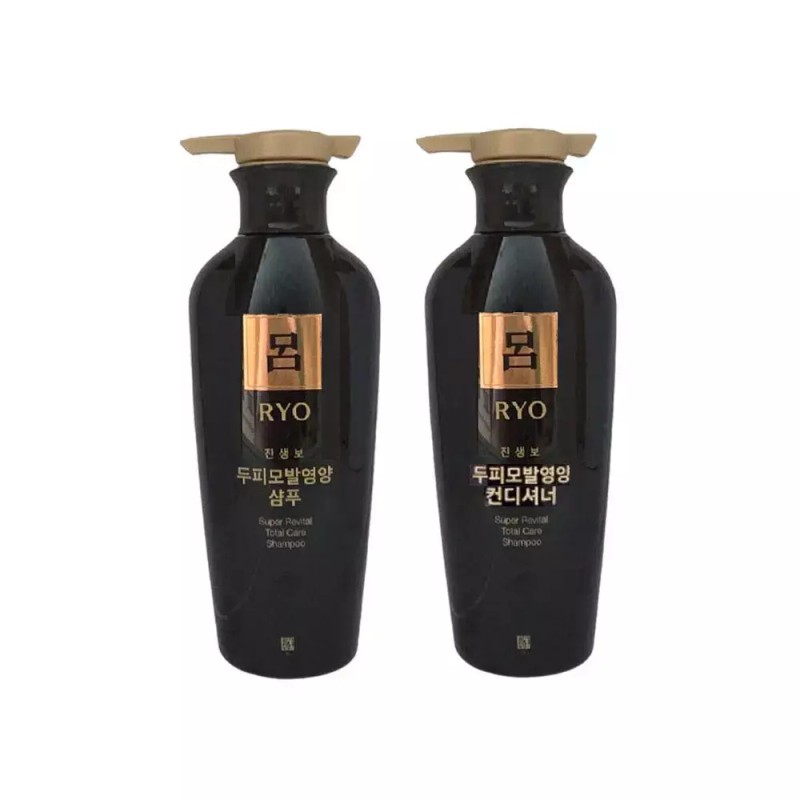 Ryeo 려 진생보 두피모발영양 샴푸 400ml + 컨디셔너 400ml 2종세트
