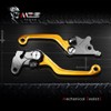 MZS Gold Dirt Bike Brake Clutch Levers Pivot Adjustable CNC
