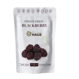 The Snack Haus Freeze-Dried Blackberries, All-Natural Dried Blackberries, No Preservatives, Vegan, High Fiber Snack, Perfect for Yogurt, Smoothies, Granola, On-the-Go, 0.88 oz Pack