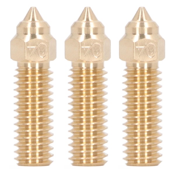 3D Printer Nozzle Kit, 3PCS 3D Printer Nozzles Brass Extruder