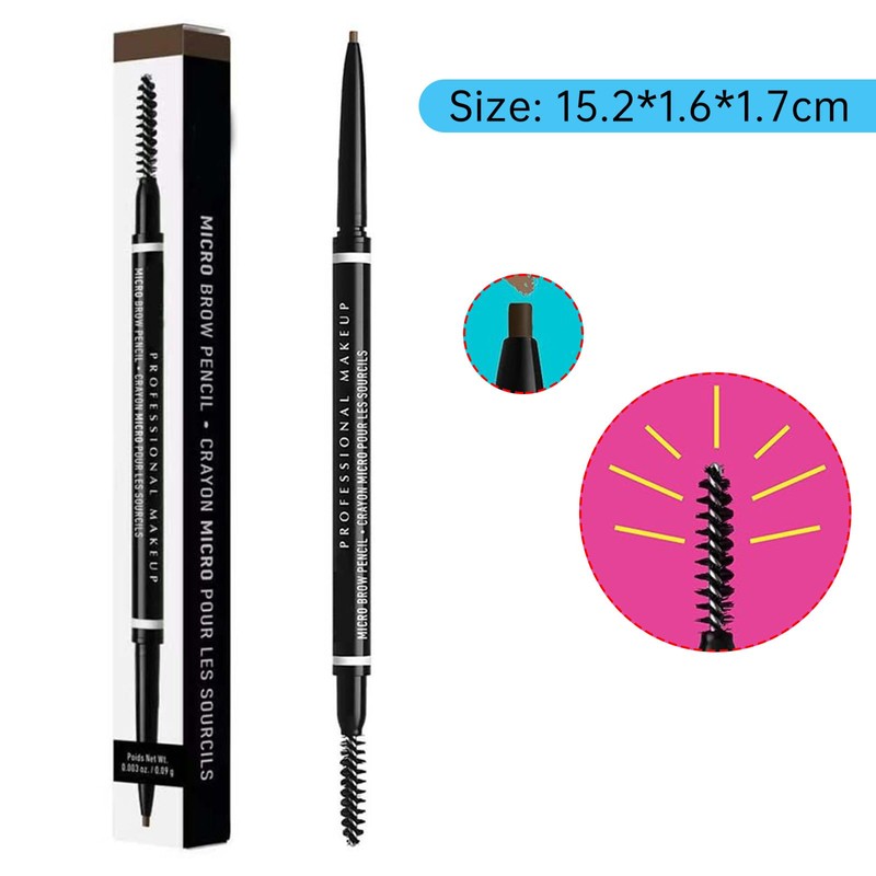 Micro Brow Pencil, Dual Ended with Mechanical Brow Pencil and