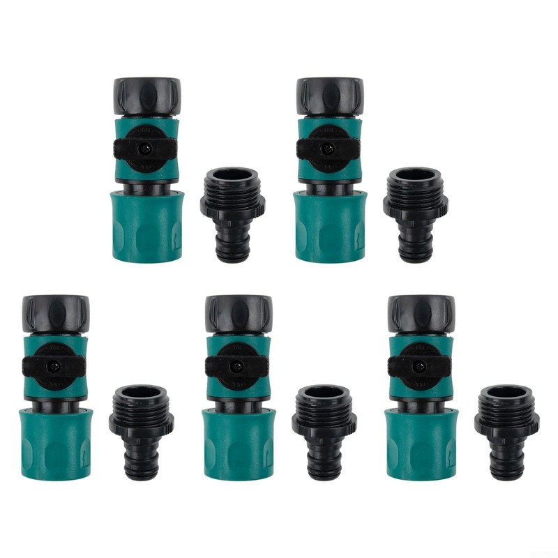 Reliable Quick Connect Garden Hose Kit with Shut Off Valve