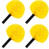 4 Pack Screw on Webster Cobweb Duster Head for Pole,Spider