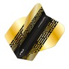 RED DRAGON Hardcore Premium Gold & Black Maze Dart Flights