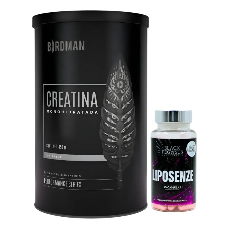 Kit Creatina Micronizada 450g Birdman + Quemador Lipoenzimas