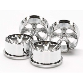 A-spoke wheel for low height tires (silver plated) mini 4WD special product