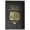 United Kingdom Passport Wallet Genuine Leather Passport holder with British