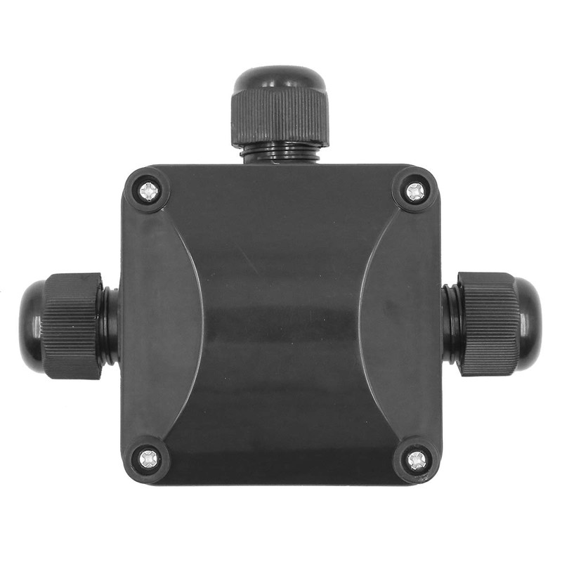 5 PCS Waterproof Black IP68 Plastic Cable Wire Connector Gland