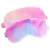2 Pcs Plush Eye Mask Soft Sleeping Blindfold Eye Cover