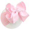 JOYFUNFABU 6'' Jumbo Pink Baby Girls Bow Headbands, Soft Nylon