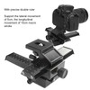 Macro Focusing Rail Slider 4 Way Magnesium Aluminum Alloy Close