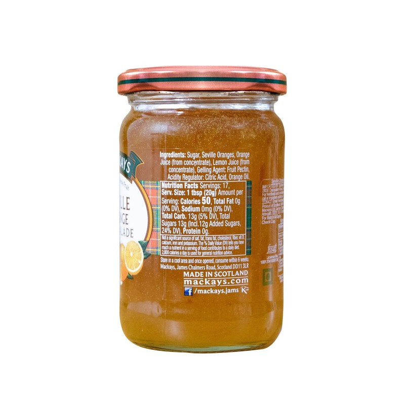 Mackays Natural Fruit Seville Orange Marmalade (340g)