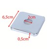 KANANA Rosette12 Screw Rosette for Wall Fittings, Wall Arm, Inlet