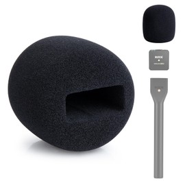 YOUSHARES Microphone Cover Foam Compatible with Rode Wireless Go/GO II/PRO Suitable for Interview Go Handheld Adaptor, Replacement Rode Pop filter to Block Splatter and Improve Sound Quality
