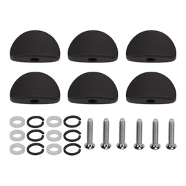 6 Set Guitar Tuning Peg Buttons, Tuner Buttons for Electric Guitar Tuning Pegs Tuners Machine Heads Ebony Keys Square Shape Guitar Tuning Peg Tuners Machine Handle Replacemen Buttons Tips(#5)