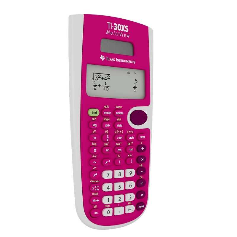 Texas Instruments TI-30XS Multiview Scientific Calculator (Pink)