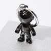 Cirsaeur 2 Piece Key Chain, Astronaut Key Ring, Metal Fittings,