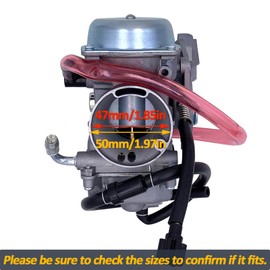 SVKZGFZ Carburetor for Arctic Cat 250 300 Red Green (2002-2005), Arctic Cat 300 DVX Utility (2014-2016), Arctic Cat 400 2x4 4X4 (2002-2003) ATV Quad Carb 0470-387