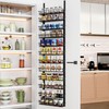 Churboro Over the Door Pantry Organizer Rack with 12 Adjustable
