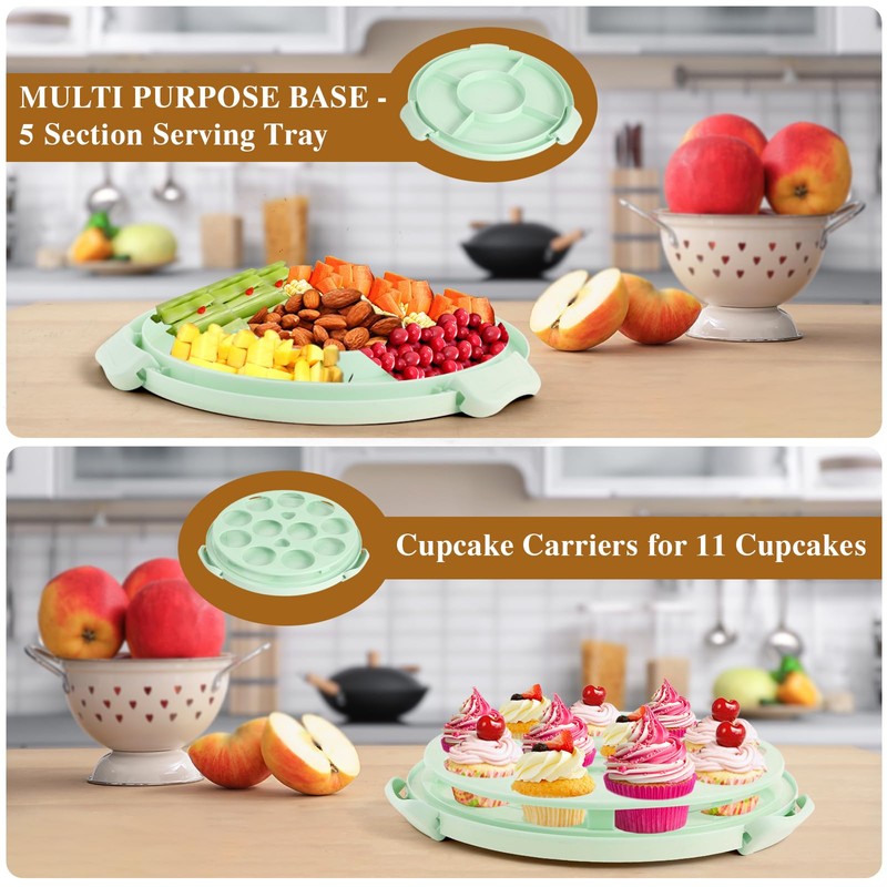 Cake Carrier with Lid and Handle, Cake Containers Cake Holder