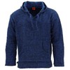 LOUDelephant Recycled Mexican Baja Jerga Hoody - Blue Fleck (XX-Large)