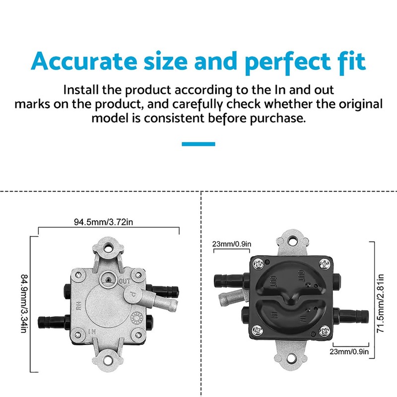 844527 Fuel Pump Replacement Suitable for Selected Briggs & Stratton