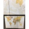 MM 3PCS World Map Home Wall Decor Art Canvas Room
