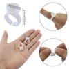 Glue Holder Rings, Pack of 120 Eyelash Glue Holder Ring,