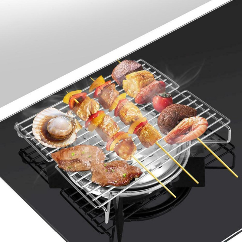Portable Table Top Gas Barbecue Grill Cooker Stove for Indoor