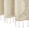 Loom and Mill Luxury Jacquard Valances for Living Room Window,
