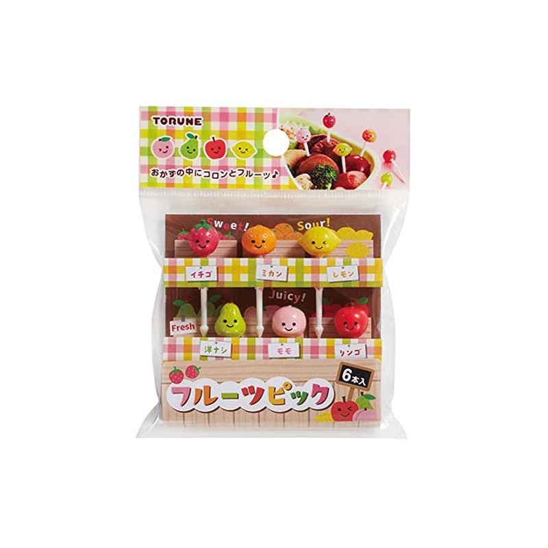 Torne P-3468 Fruit Lunch Picks, Pack of 6