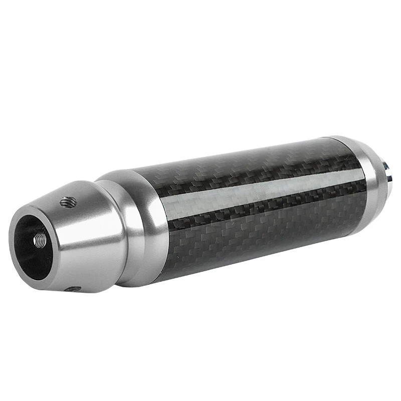 JDM MUGEN Carbon Fiber Aluminum Silver Universal Automatic Car Gear