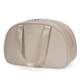 Full Size Toiletry Bag Large Cosmetic Bag Women's Wash Bag Travel Makeup Bags Organiser for Children and Women, A-light brown