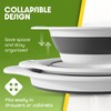 Gevoli Collapsible Colanders (3 Pack Set) Food Strainers with Over-Sink