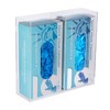 KOEMEHR Acrylic Glove Box Dispenser Holder, Wall Mounted Double Gloves