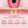 Depiladora Ipl Pro Shinnyskin Luz Pulsada Permanente Color Rosa