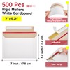 Affrolling 500 Pcs 7 x 5.2 Inch Rigid Photo Mailers