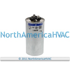 Fits GE Genteq Capcom Capcom Run Capacitor 70 + 5 uF MFD 440 Volt Round Fits CR70+5x370R