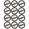 Gluten Free Sticker,1.5 inch 300pcs White Black Gluten Free Stickers