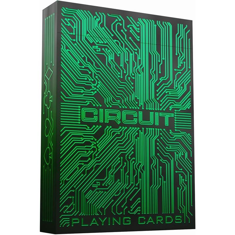TALKING POINT CARDS Circuit Playing Cards - Style: Neon Green