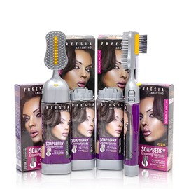 Freesia x Soapberry Creaming Hair Color (2 sets of product + 2 refills) / 프리지아 x솝베리 크리밍 헤어컬러(본품 2세트+리필 2개)