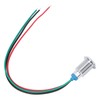 4 Sets PreWired Round LEDs Waterproof 2Color Indicator Light Common