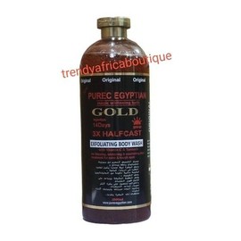 SDGL Original Purec Egyptian Gold 3X HC Exfoliating Body Wash. 1000ml X 1