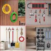 3-H Garden Hose Holder Wall Mount 4 Pack,Solid Steel Hose