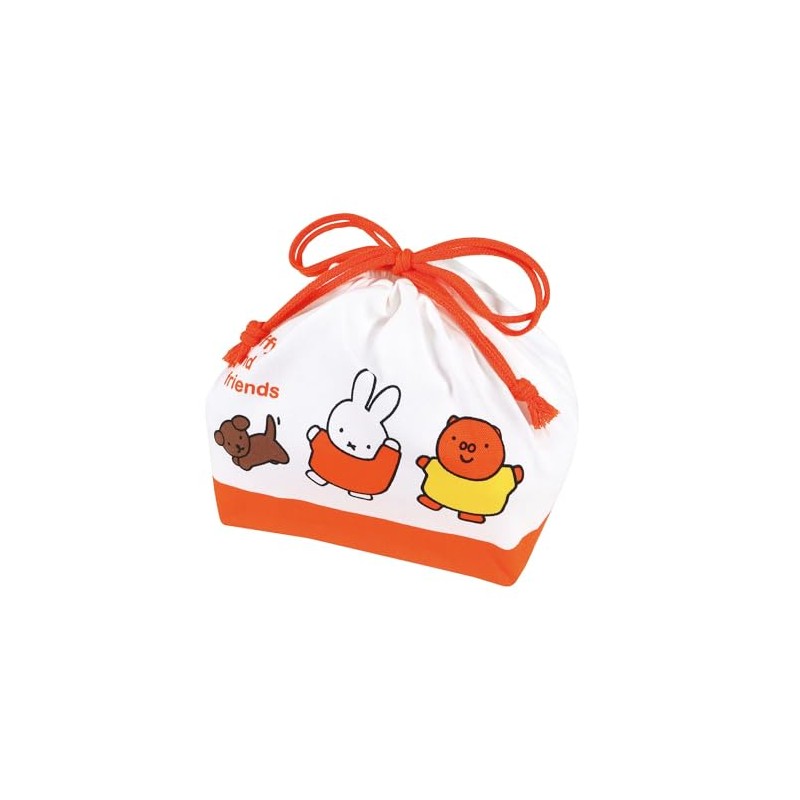 Kutsuwa MF822 Miffy Lunch Bag, Kids Lunch Bag, Made in