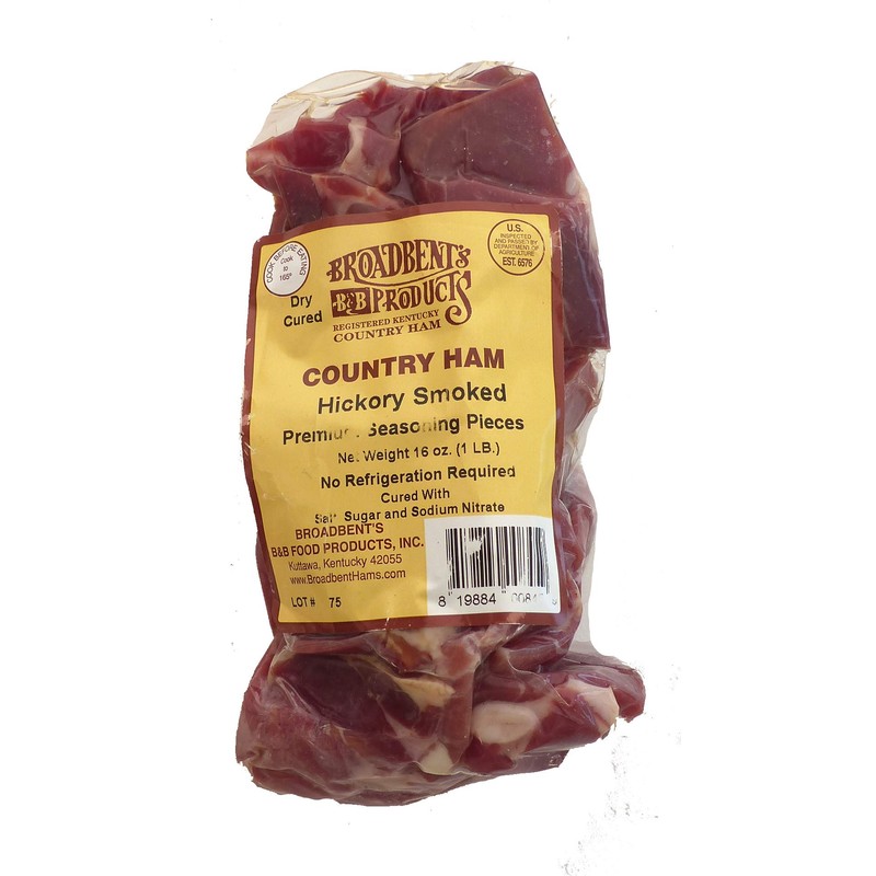 Julia's Pantry Premium 1# Hickory Smoked Country Ham Center Steak,