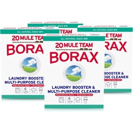 Borax 20 Mule Team Detergent Booster - 65oz ( Pack of 4 ) Free Shipping only USA