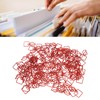 100pcs Paper Clips Prevent Slip Cute Candle Shaped Decorative Metal