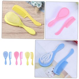 Beavorty 12pcs Hair Comb Set Boy Girl Scalp Brush for Newborn Care Soft Material Gentle Skin Random Colors