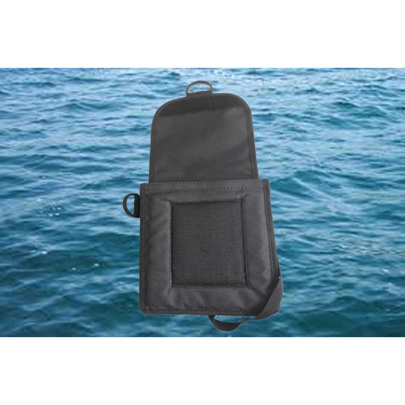 AKM-Scuba Diving Cargo Carying Leg, Strap On Pocket Large Black